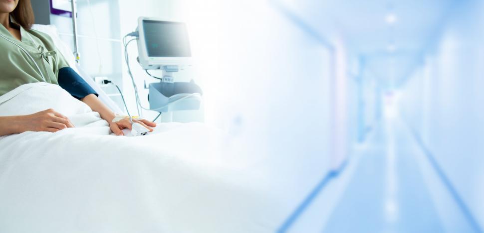 Free Image of Close up hand asian woman patient. Focus on the hand of a patient 