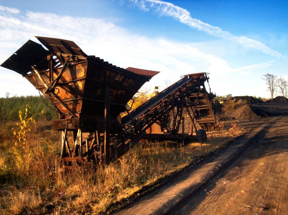 Free Image of old coal hopper 