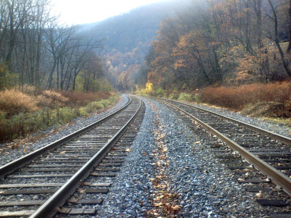 Free Image of CSX at sunrise 
