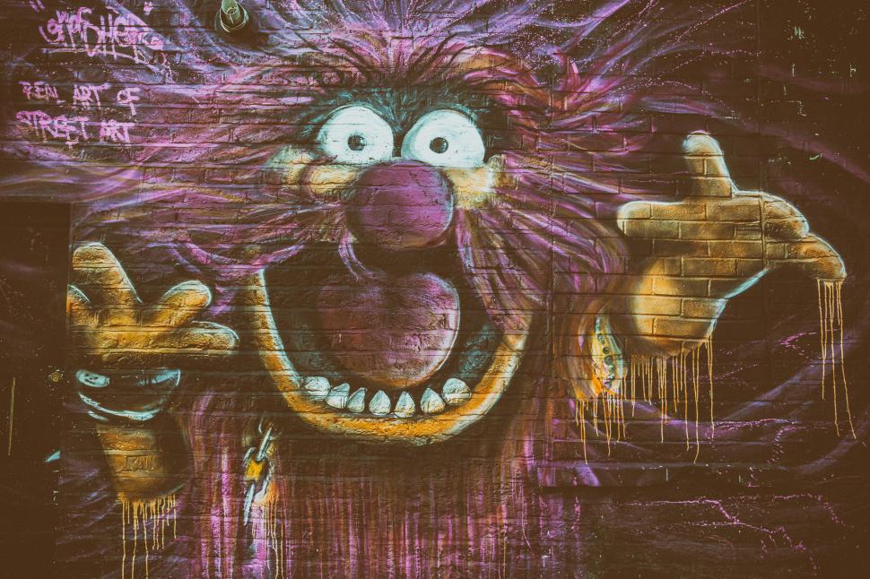 Free Image of Animal Street Art Free Stock Photo 