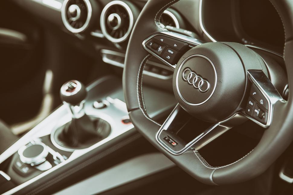 Free Image of Audi TTS Interior Free Stock Photo 