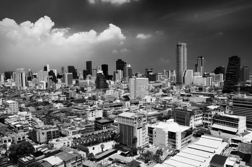 Free Image of Bangkok Cityscape Free Stock Photo 