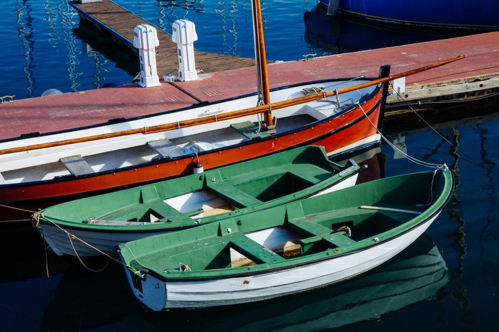 Free Image of Barcelona Boats Free Stock Photo 