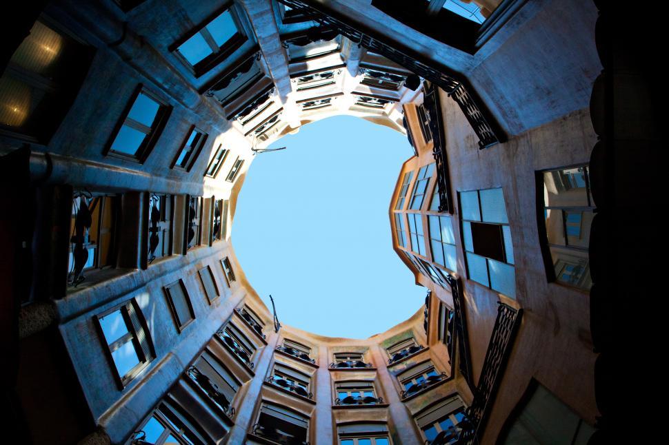 Free Image of Casa Mila Interior, Barcelona Free Stock Photo 