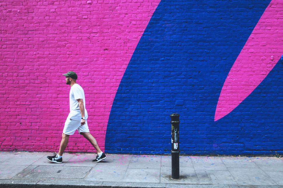 Free Image of Colorful City Walk Free Stock Photo 
