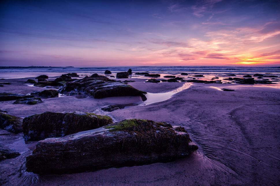 Free Image of Cornwall Sunset Free Stock Photo 