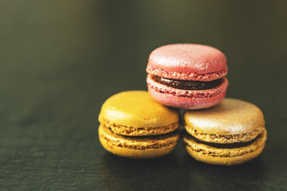 Free Image of French Macarons Free Stock Photo 