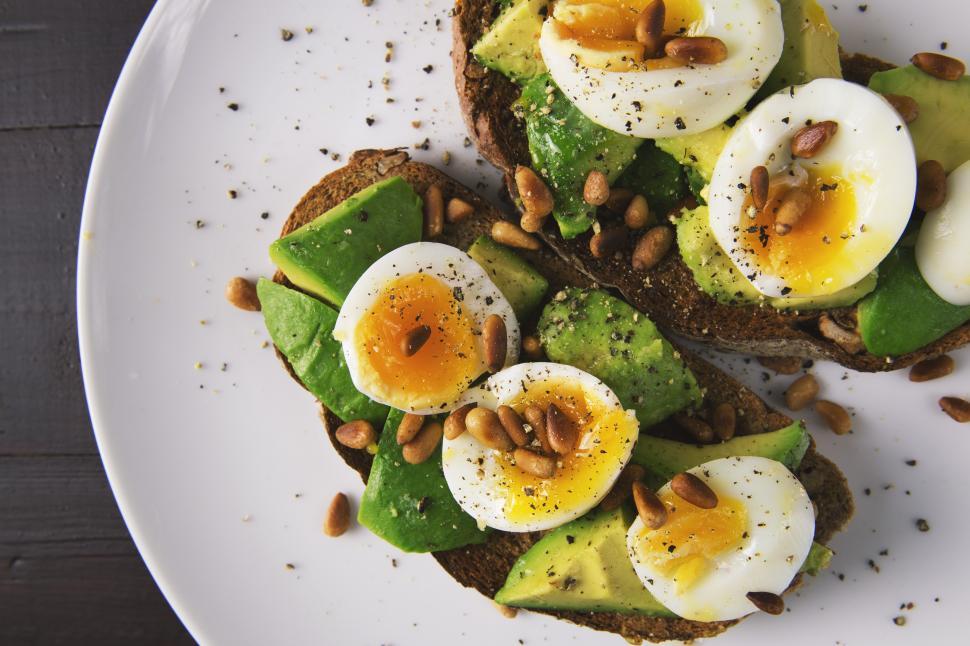 Free Image of Healthy Avocado Breakfast Free Stock Photo 