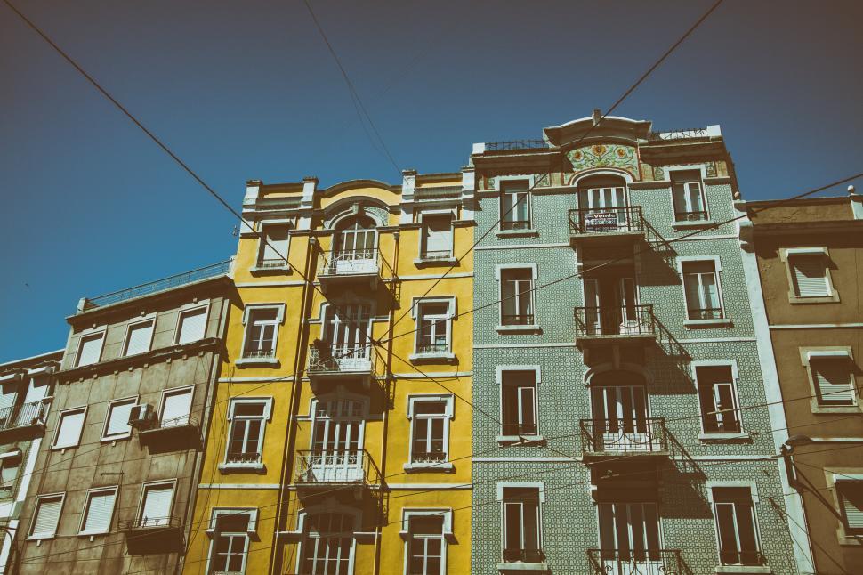 Free Image of Lisbon Buildings Free Stock Photo 