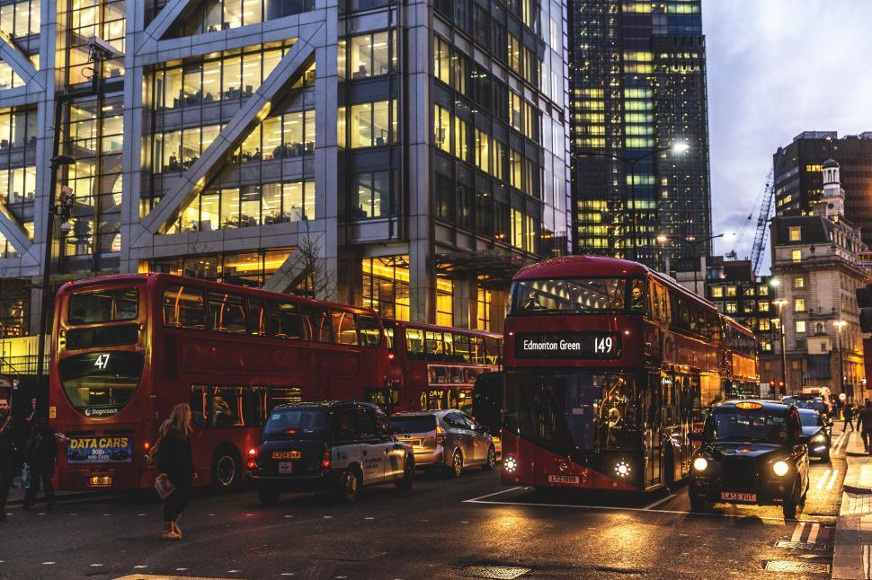 Free Image of London City Traffic Free Stock Photo 