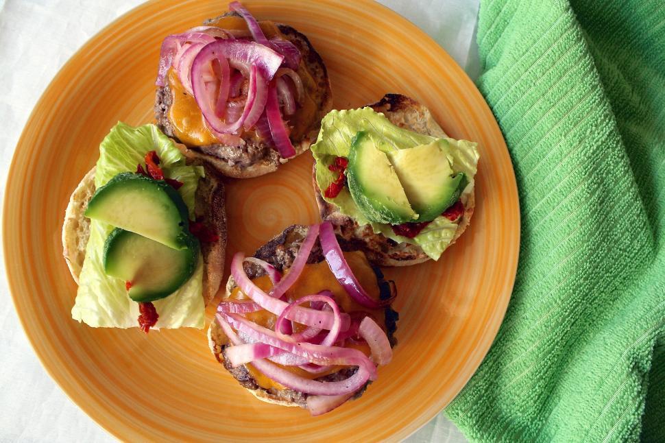 Free Image of A plate of food on a table 