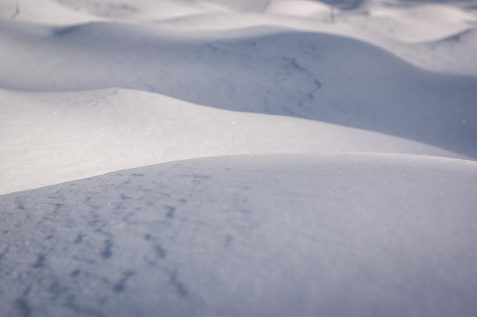 Free Image of A snow covered hills 