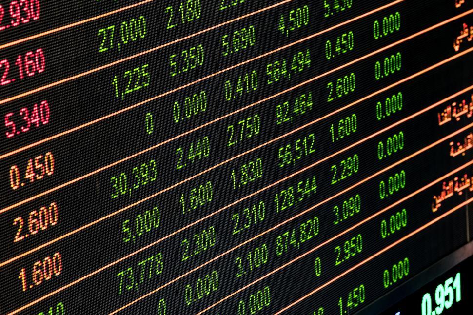 Free Image of A screen with numbers and numbers 