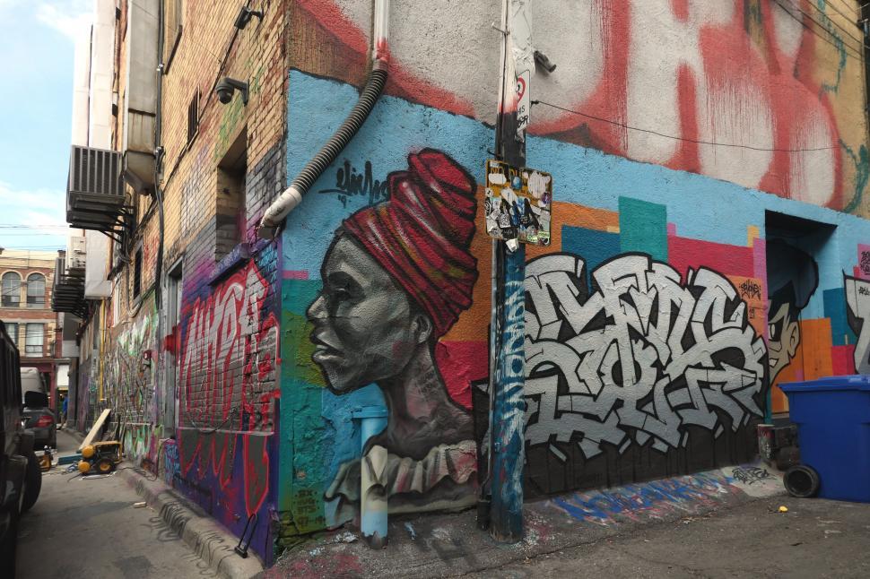 Free Image of A graffiti on a wall 