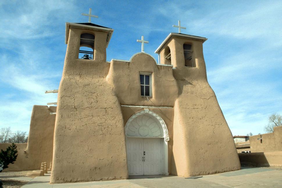 Free Image of Ranchos de Taos Church in New Mexico 