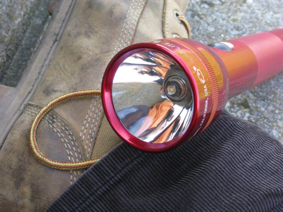 Free Image of Flashlight and Boot 