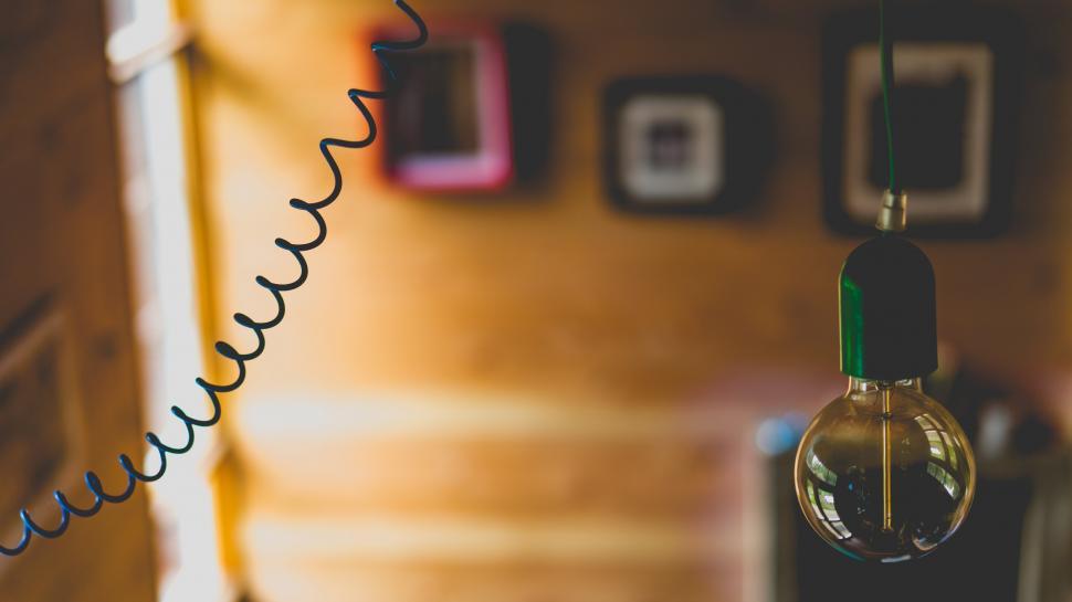 Free Image of A close up of a light bulb 