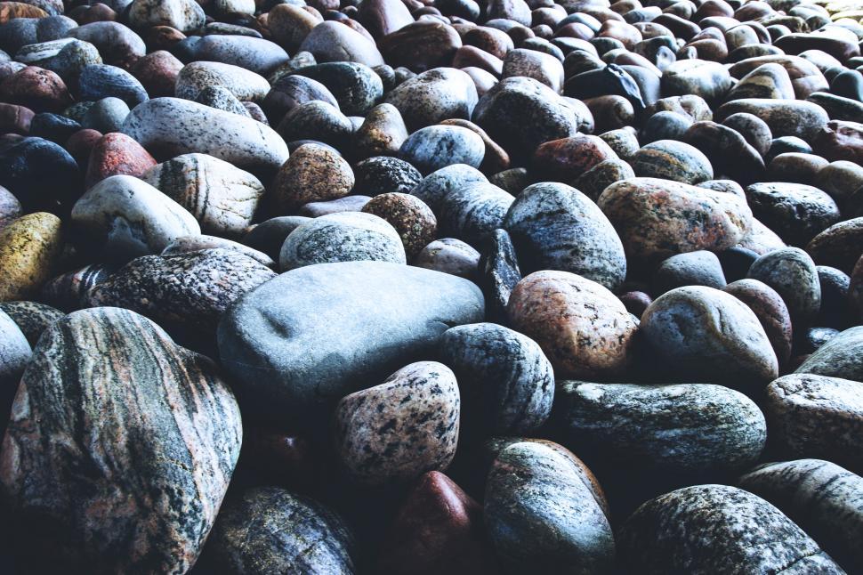Free Image of A group of rocks on the ground 