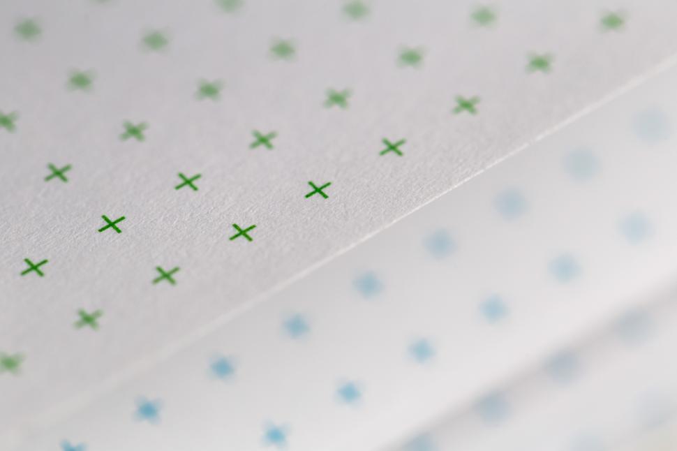 Free Image of A close up of a paper 