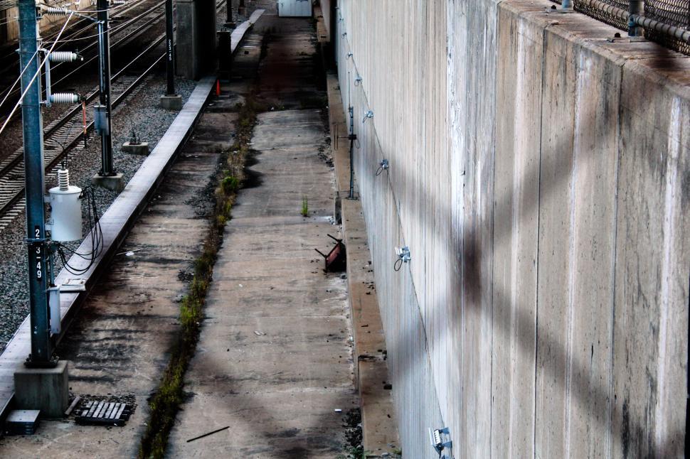 Free Image of City Rail Tracks Free Stock Photo 