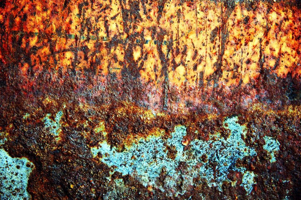 Free Image of Rusted, decaying metal texture 