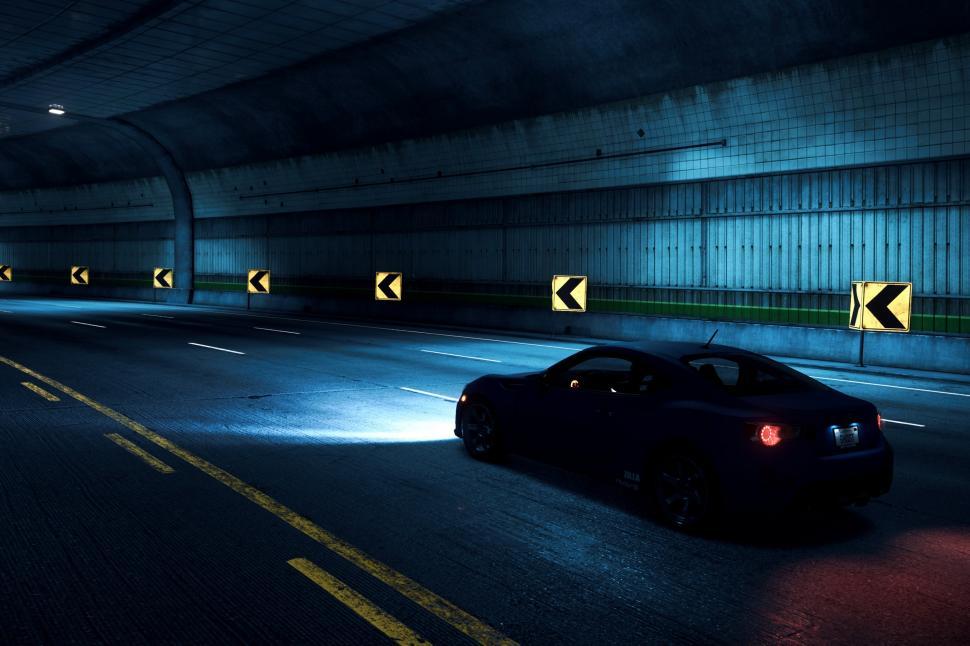 Free Image of A car on a road 