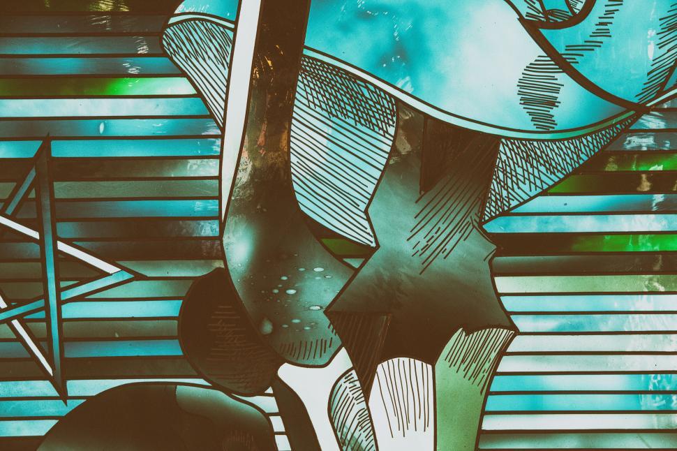 Free Image of A close up of a painting 