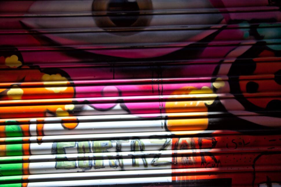 Free Image of A close up of a metal door 