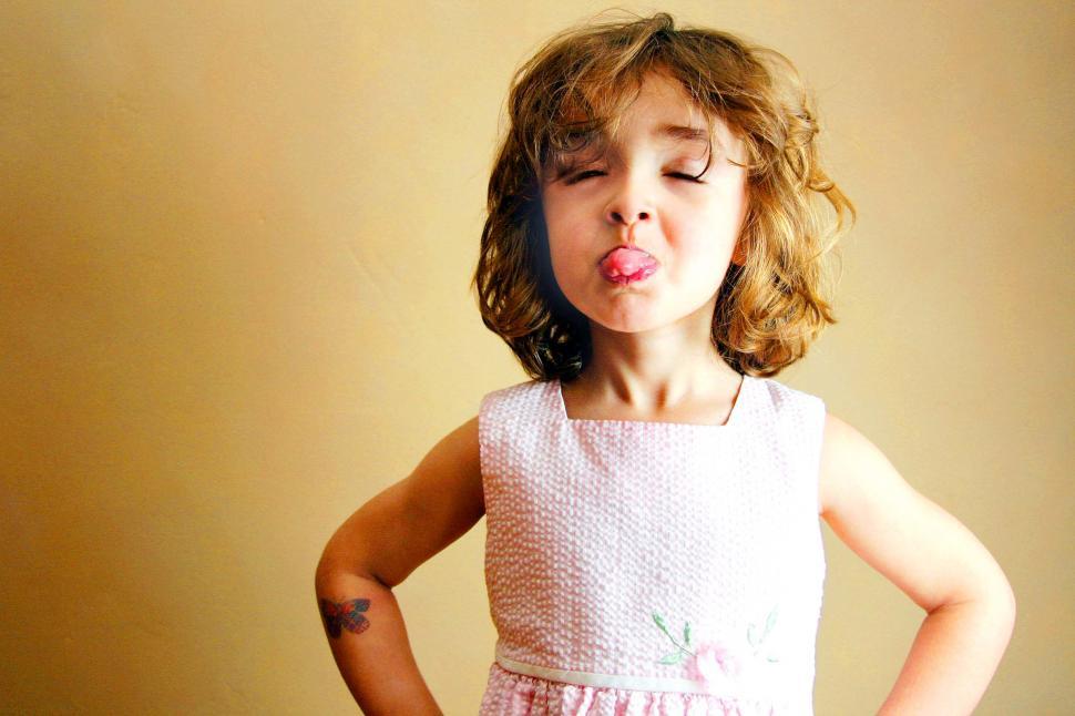 Free Image of Girl with Attitude 