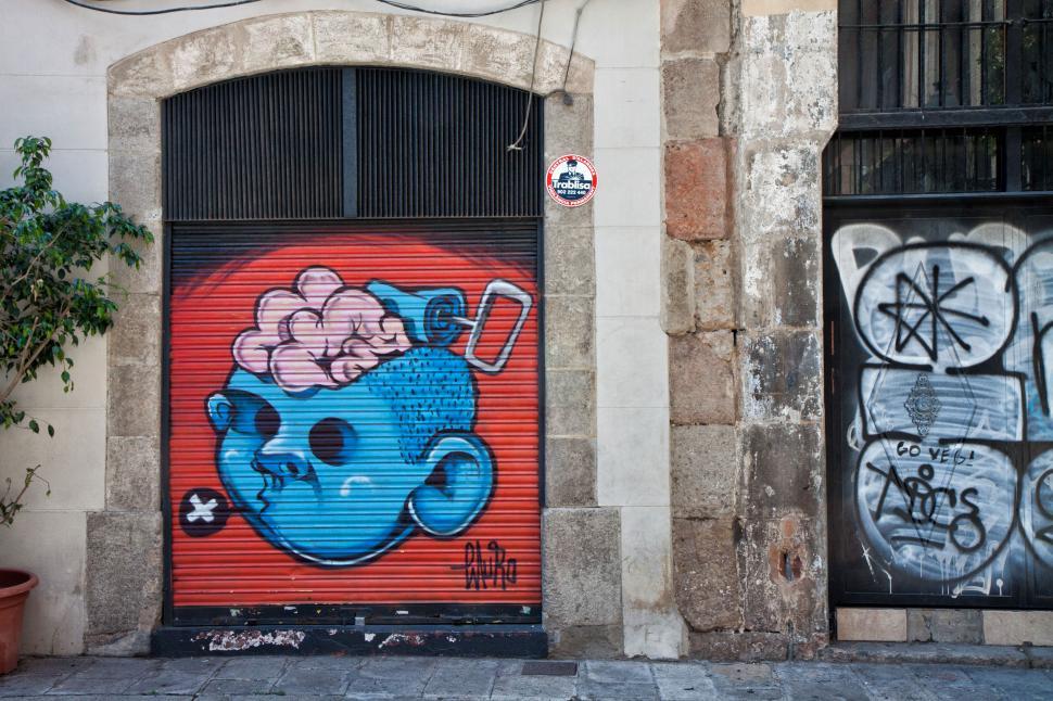 Free Image of A graffiti on a wall 