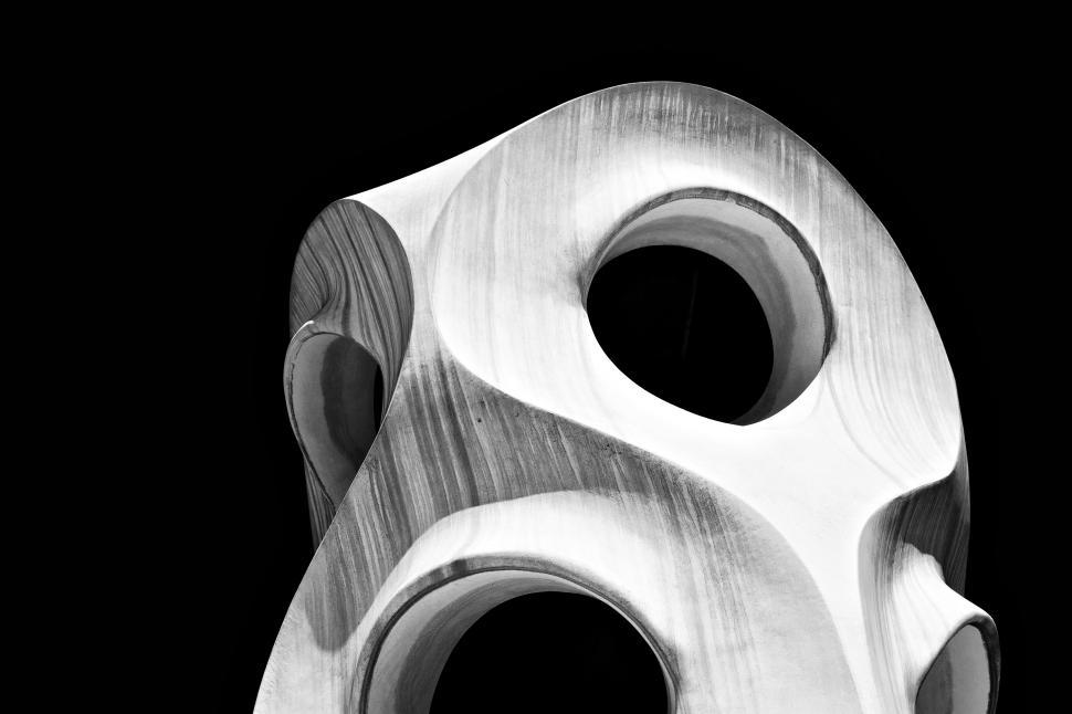 Free Image of A sculpture with holes in it 