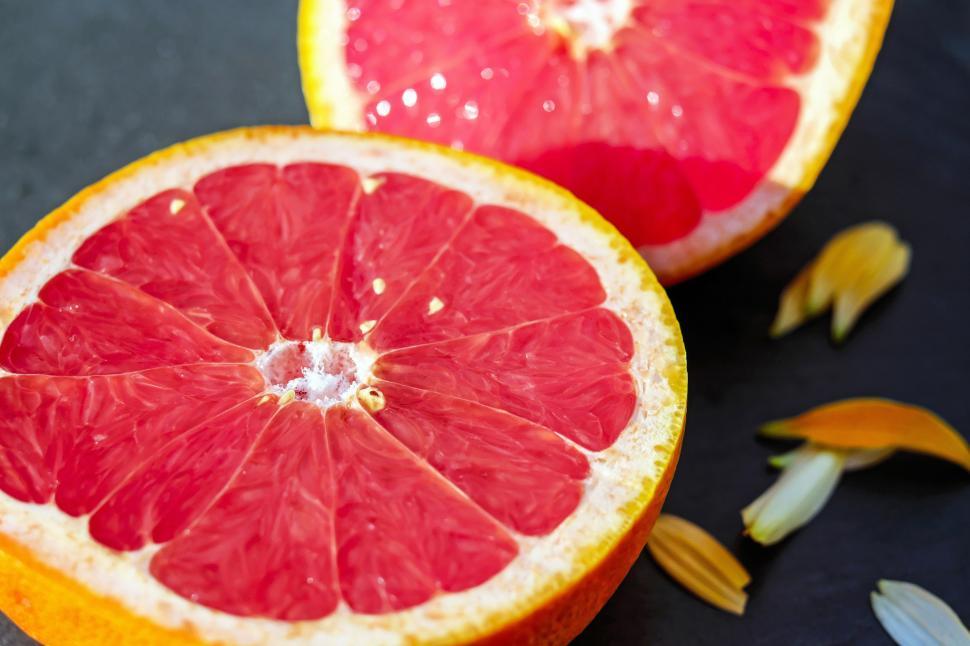 Free Image of Pink Grapefruits Free Stock Photo 