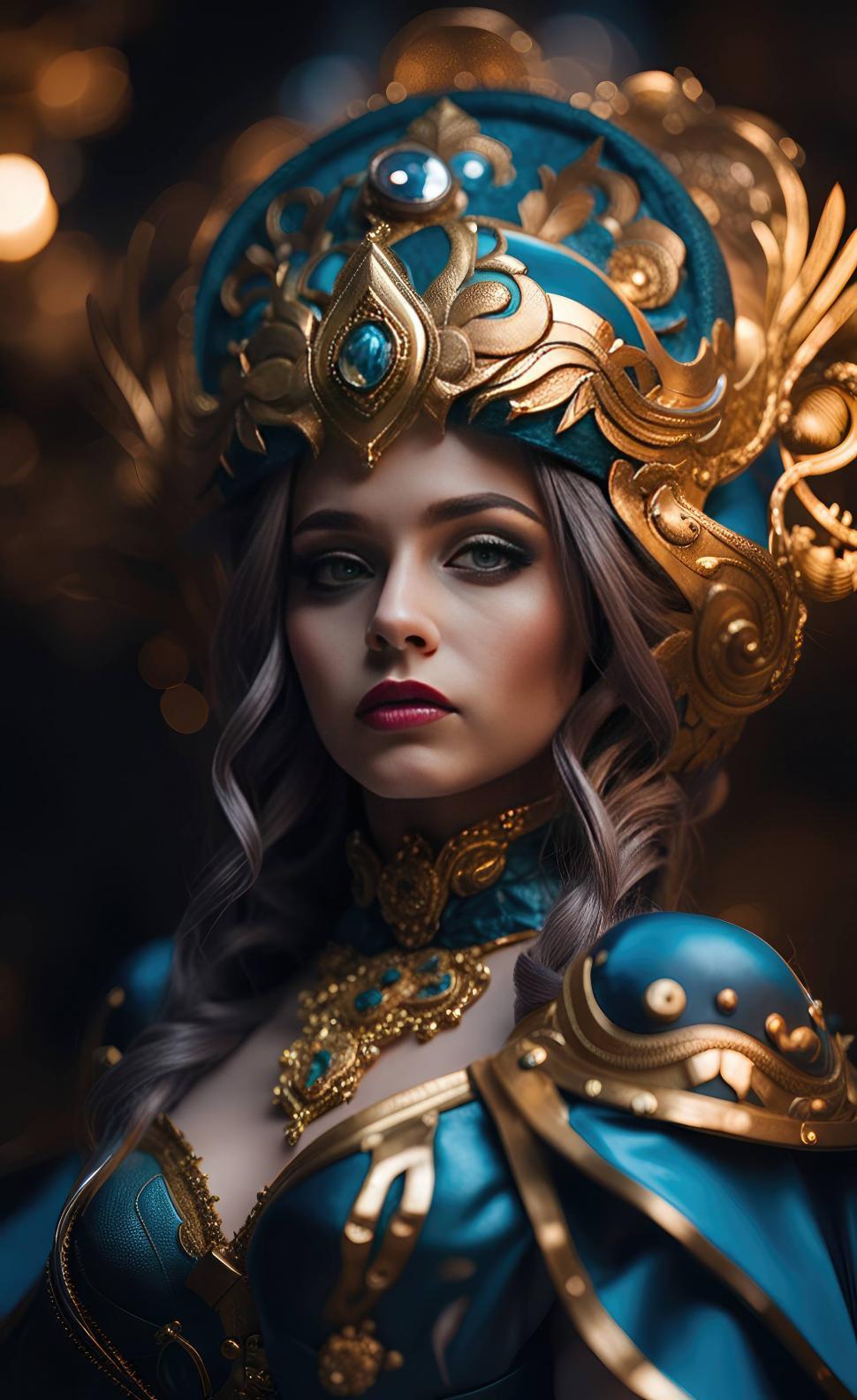 Free Image of Woman wearing cosplay dress  