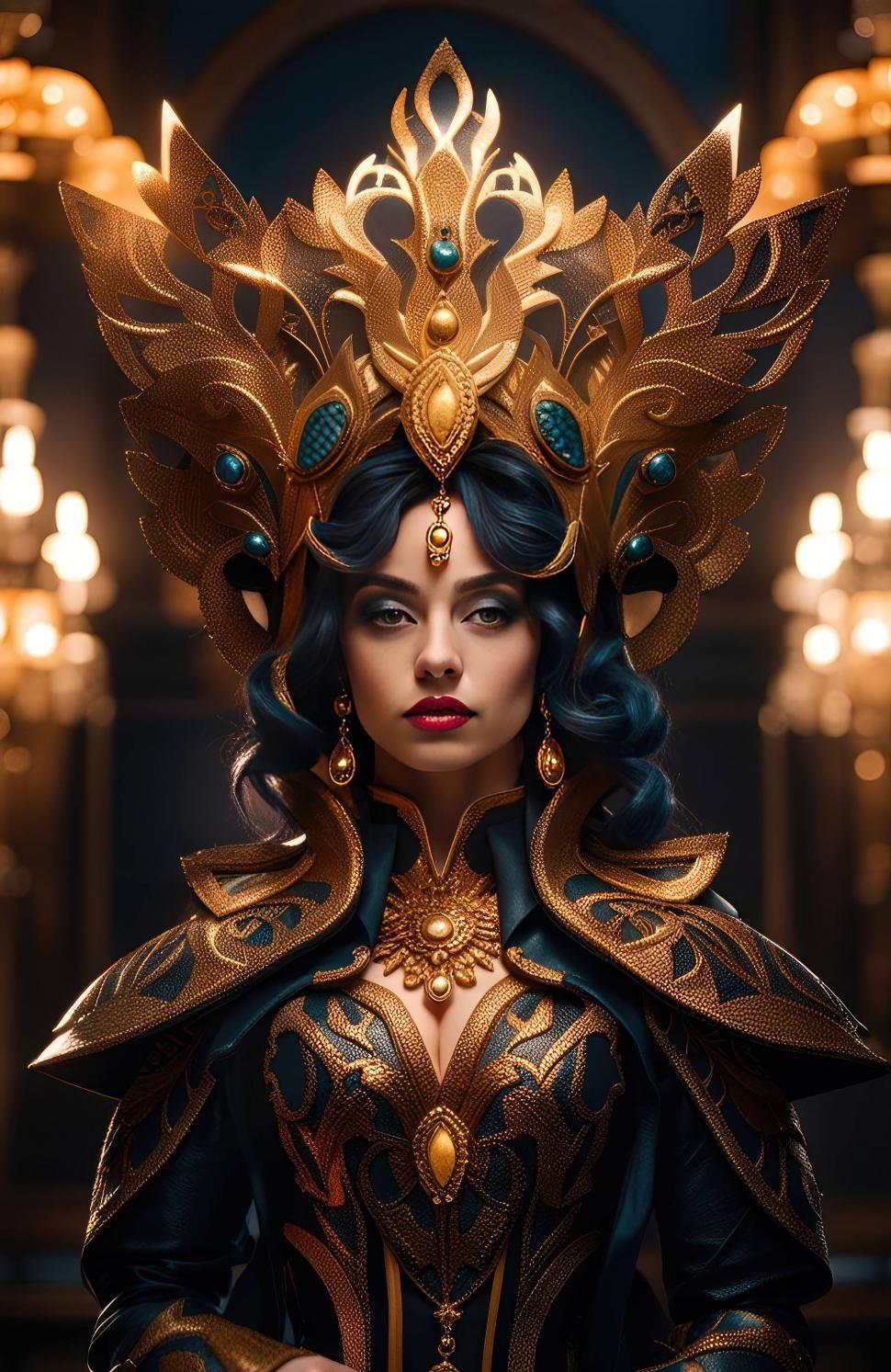 Free Image of Woman wearing cosplay dress  