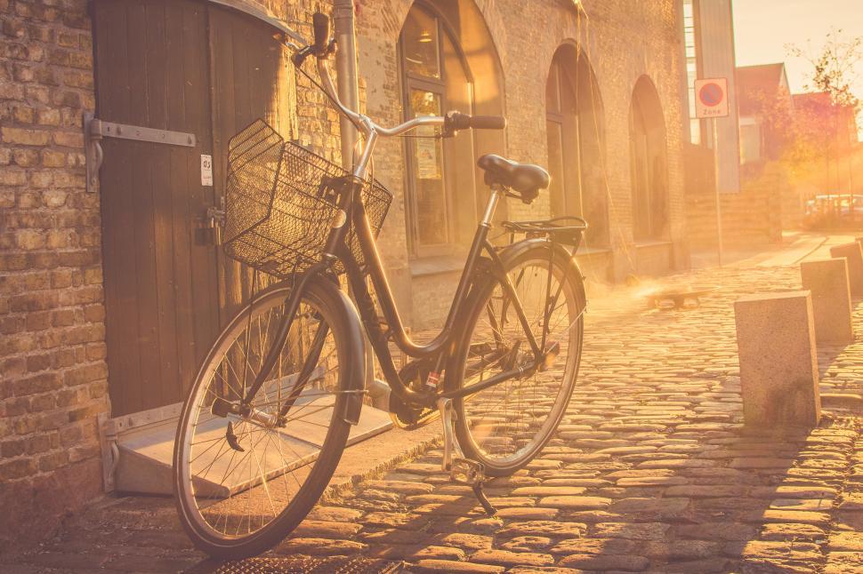 Free Image of Bicycle on Street Free Stock Photo 