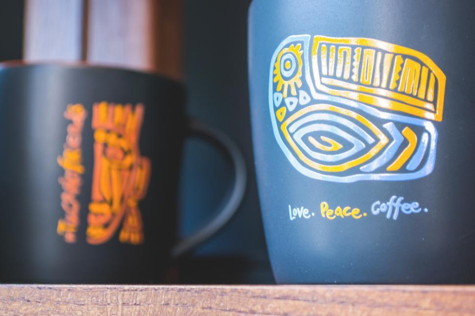Free Image of A close up of a mug 