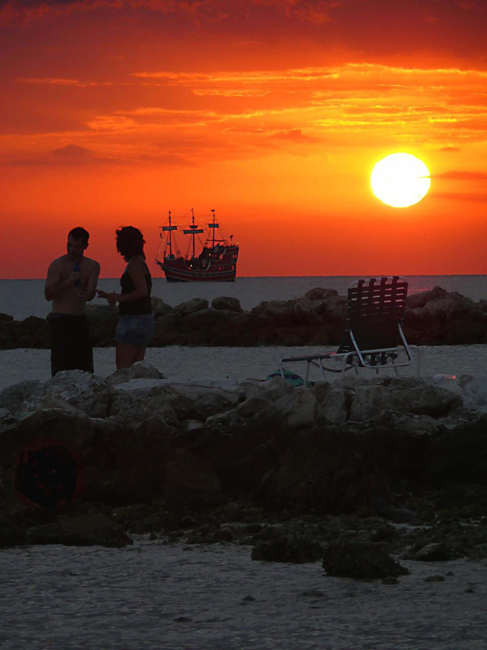 Free Image of Clearwater Island Florida Sunset 