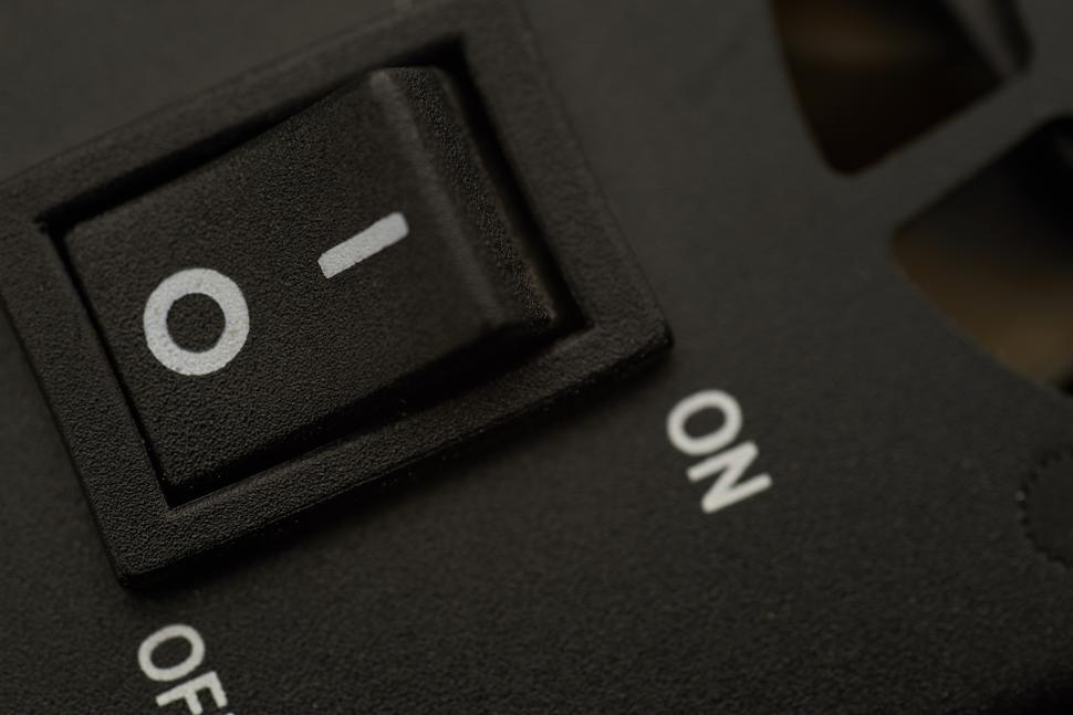 Free Image of A close up of a switch 