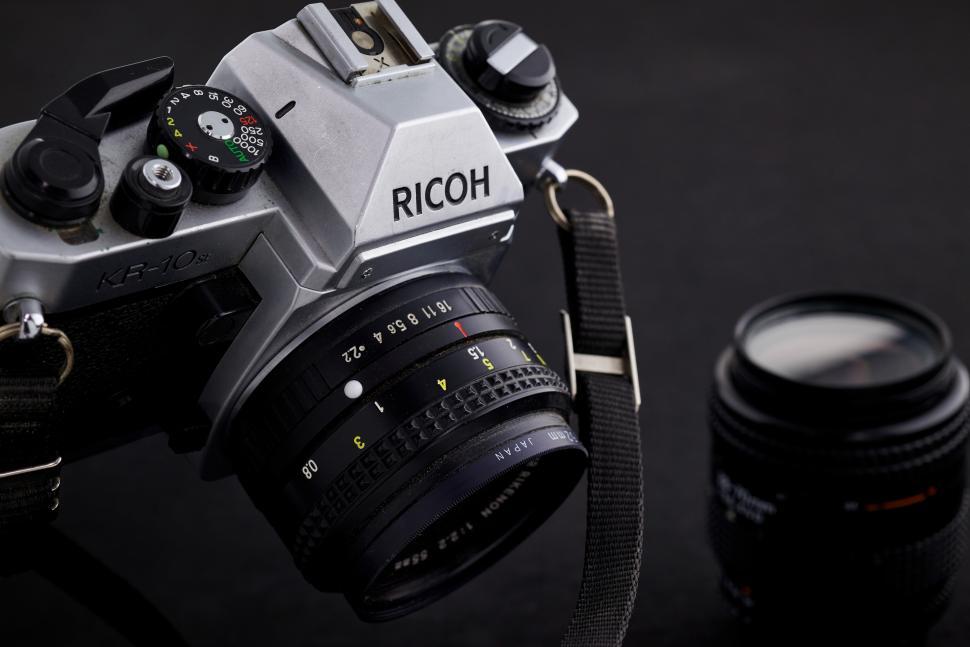 Free Image of A camera with a strap 