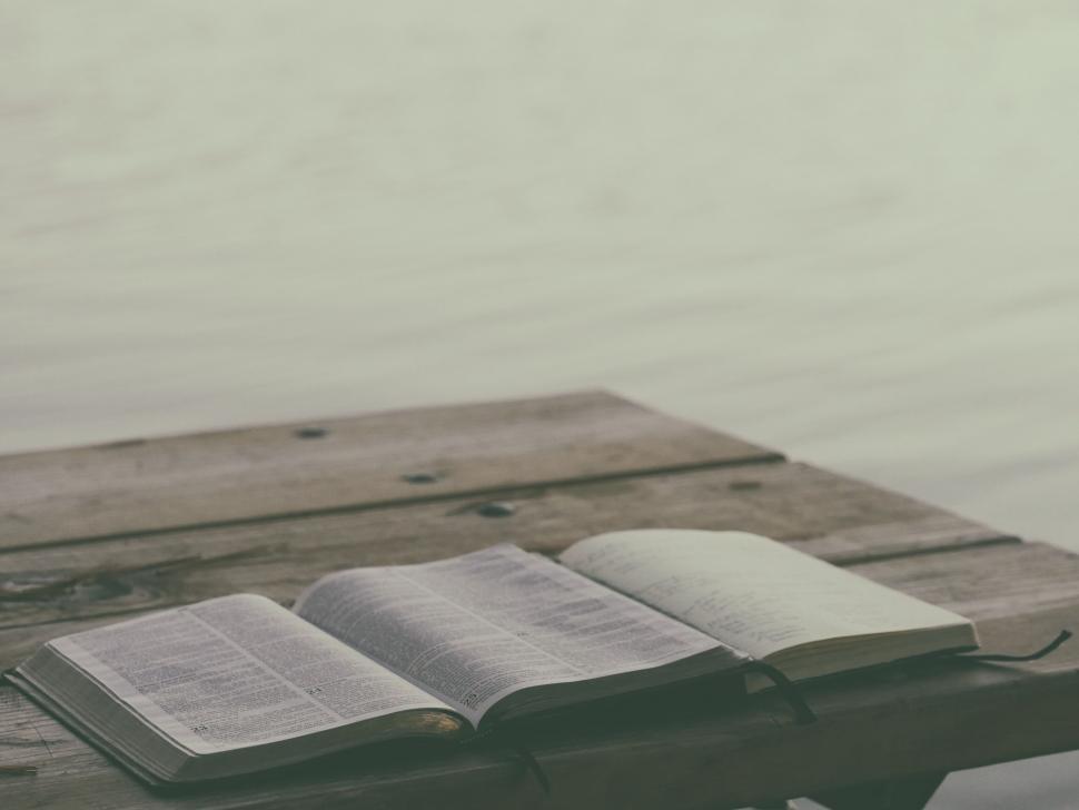 Free Image of A book on a table 