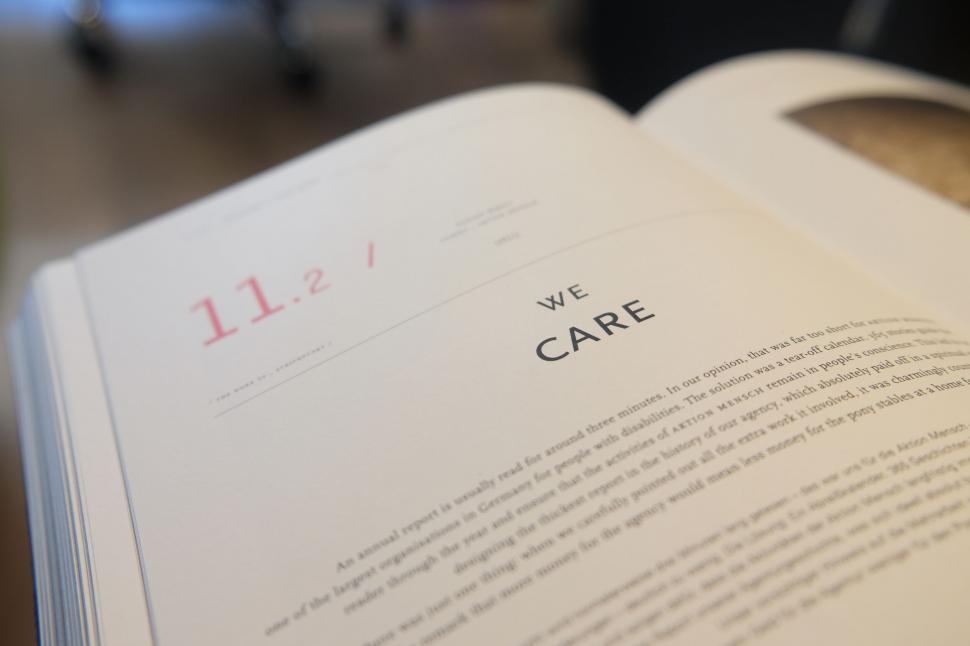Free Image of A close up of a book 