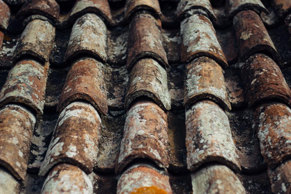 Free Image of A close up of a roof 