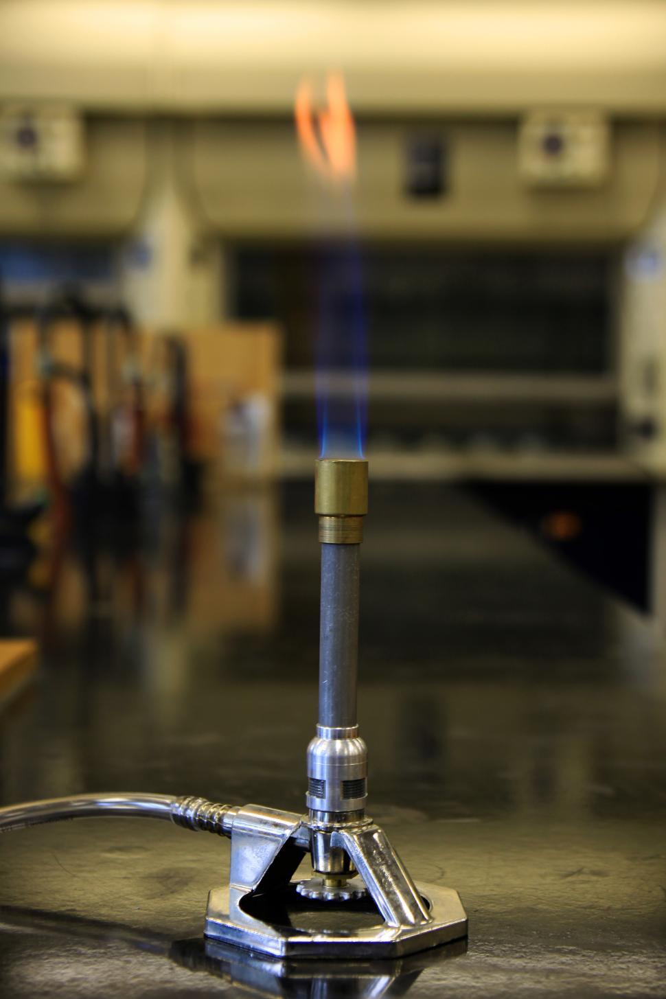 Free Image of Bunsen Burner 