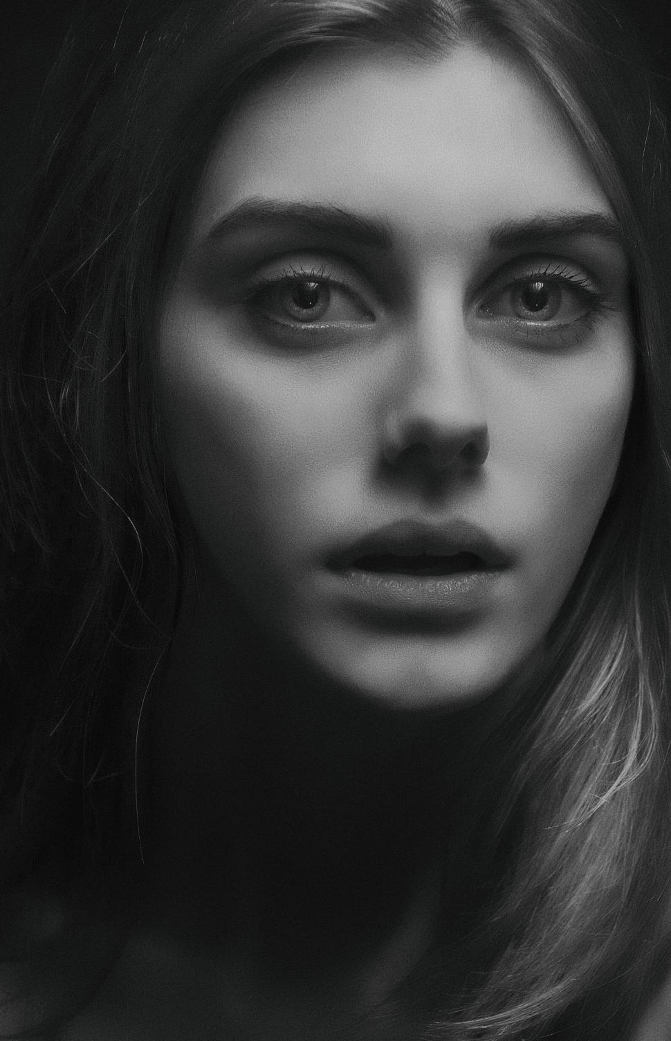 Free Image of A woman with long hair 