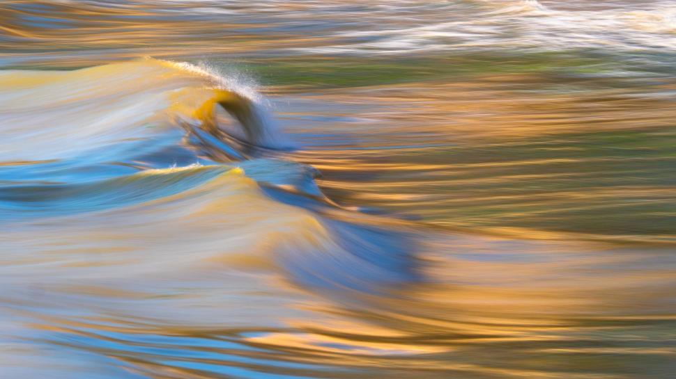 Free Image of A wave in the water 
