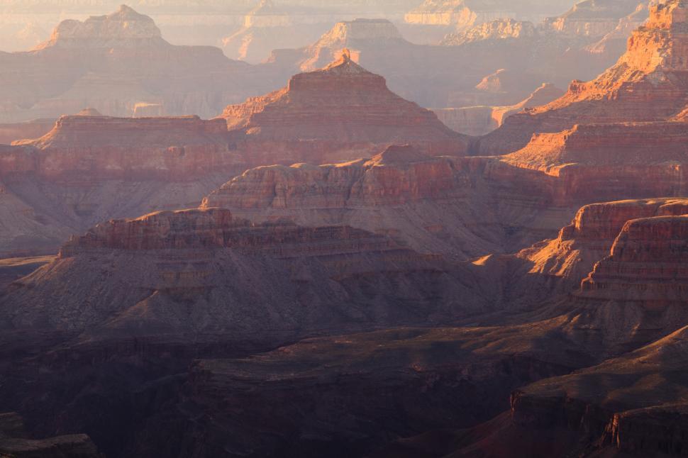 Free Image of A large canyon with rocky mountains 