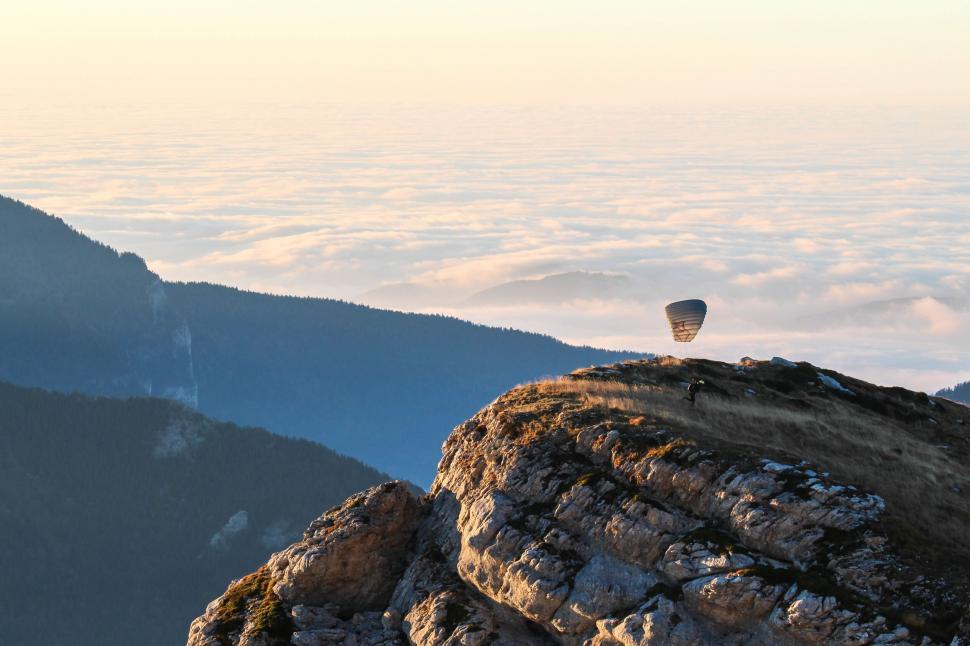 Free Image of A person on a mountain 