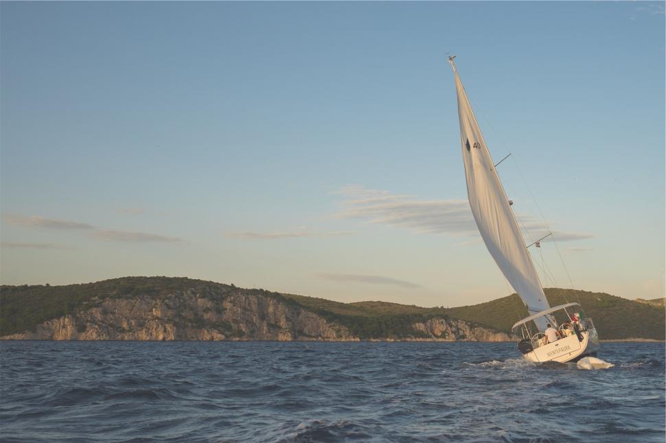 Free Image of A sailboat in the water 
