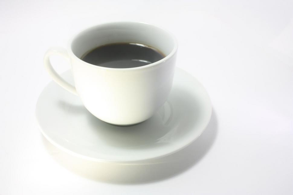 Free Image of A Cup of Coffee on a Saucer 