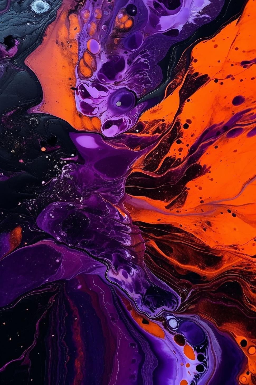 Free Image of A close up of a painting 